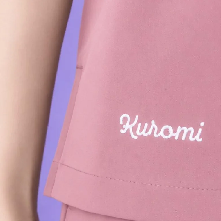The Kuromi script print on Pinky Promise
